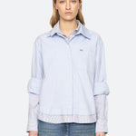 ZAYNA DBL LAYER BUTTON DOWN (D1)