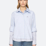 ZAYNA DBL LAYER BUTTON DOWN (D1)