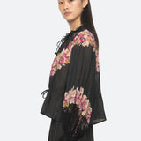 PERSEPHONE PRINT L/SLV TOP (D2)