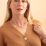 Pearl In The Rough Gold Necklace