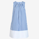 Hallie Dress Optic White/French Blue