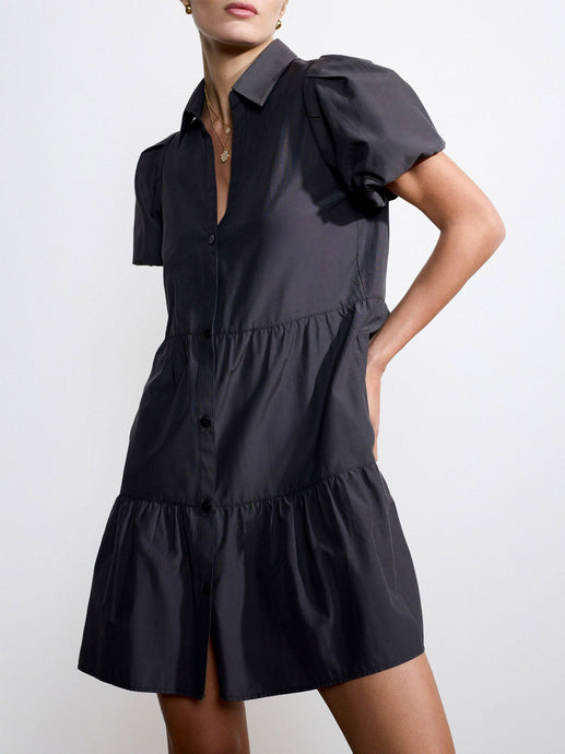 Havana Mini Dress Washed Black