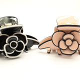 Chanel Inspired Camellia Flower Jaws