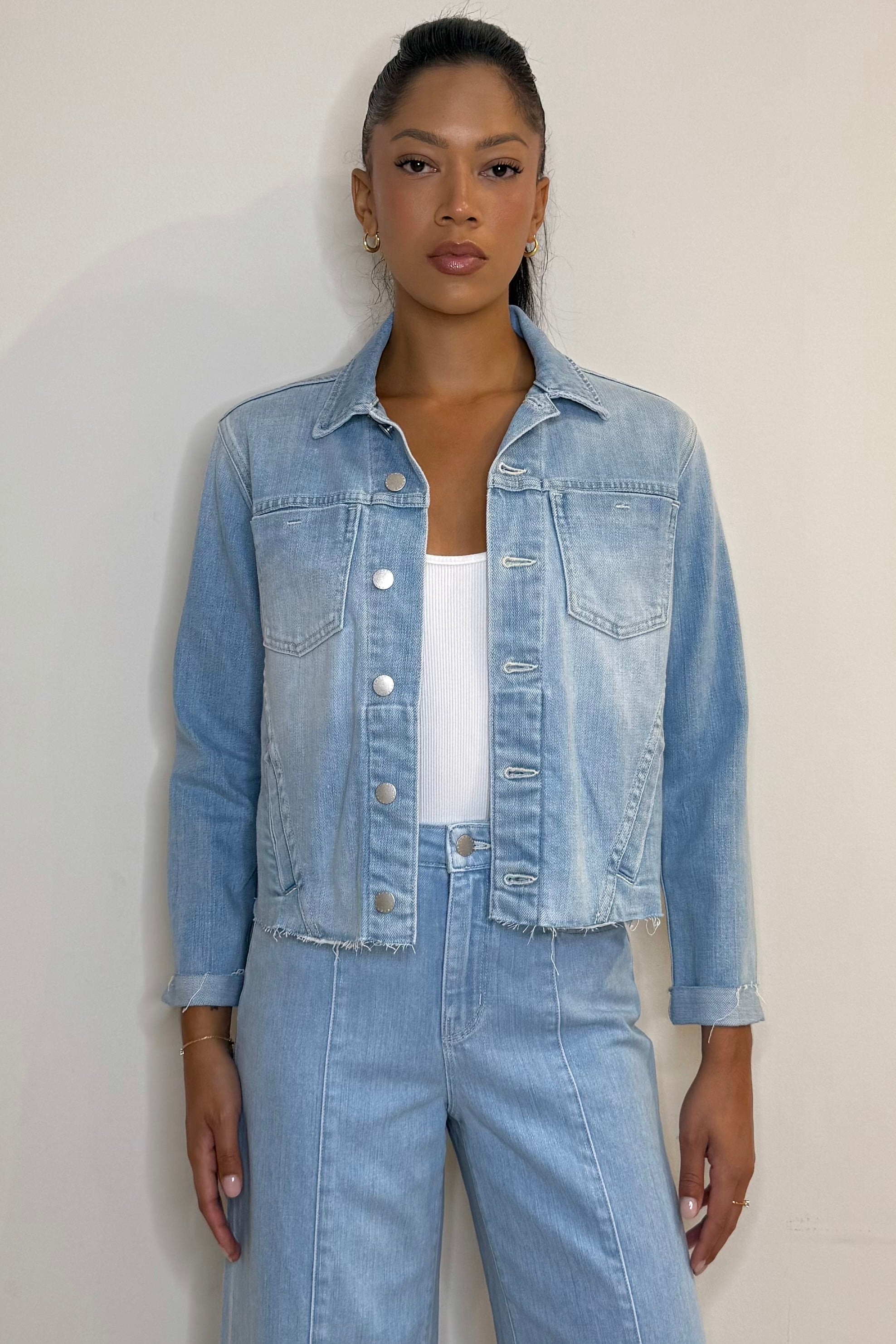 JANELLE SLIM RAW JACKET