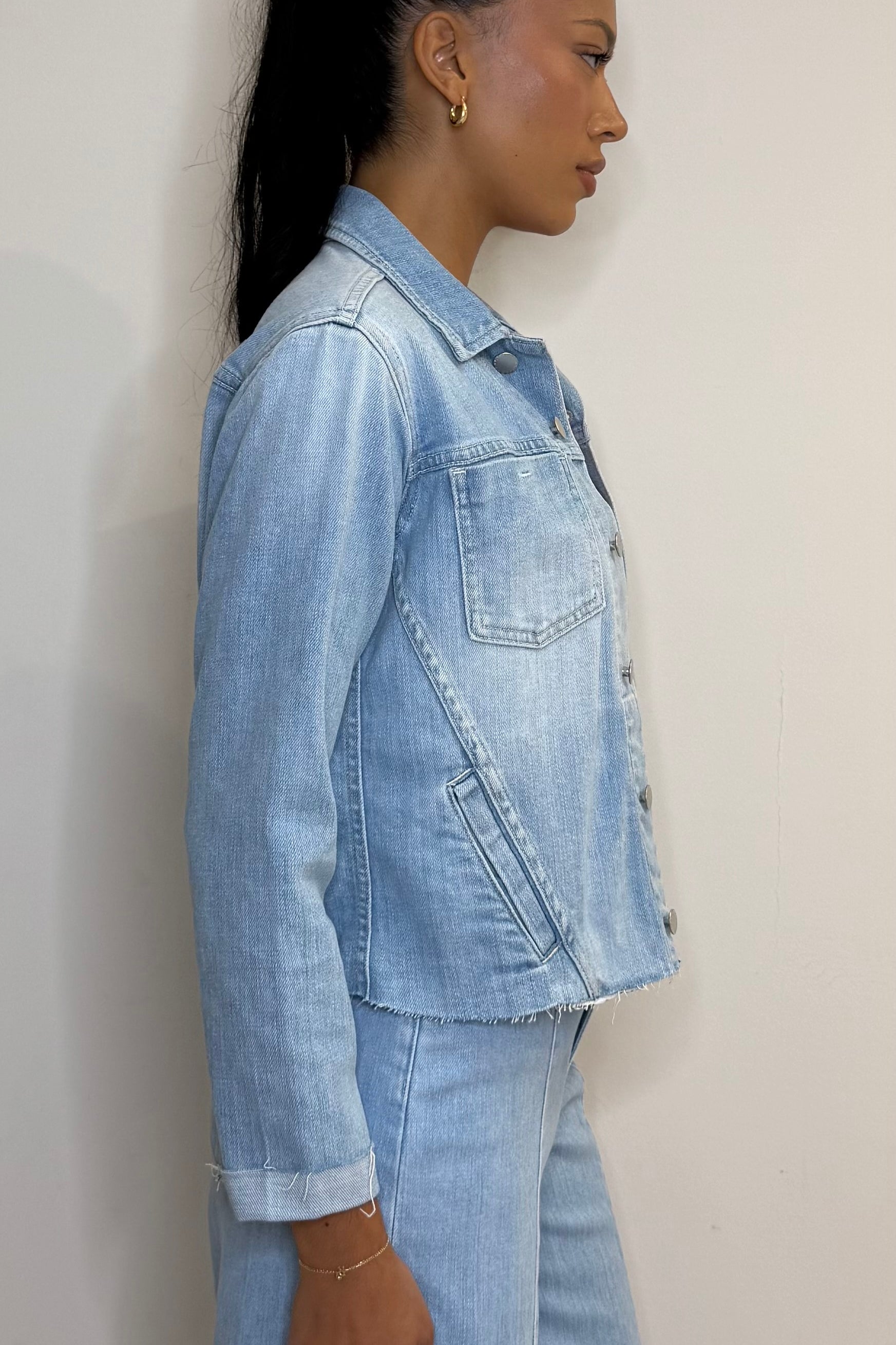 JANELLE SLIM RAW JACKET