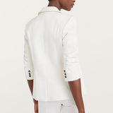 Khloe White Denim Blazer