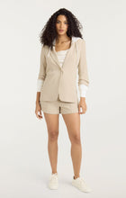 Hooded Khloe Jacket Khaki/White