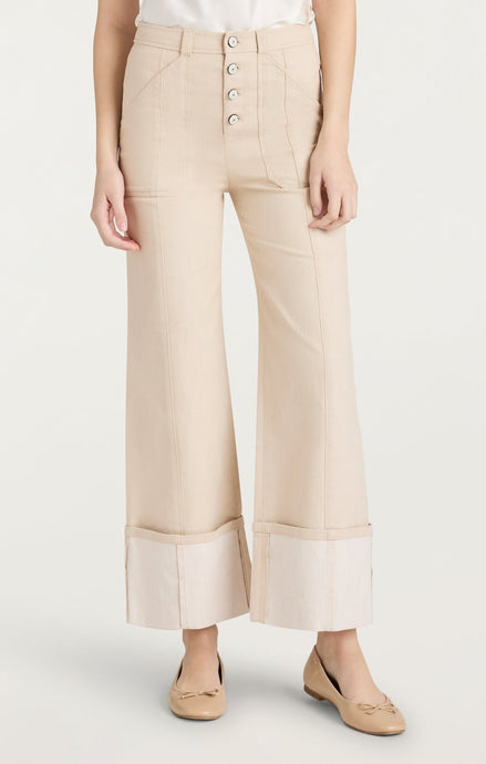 Cuffed Benji Pant Khaki