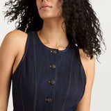Margaret Dress Indigo