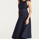 Margaret Dress Indigo