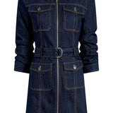 Fauna Dress Indigo Denim