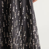 Selene Skirt Charcoal Multi