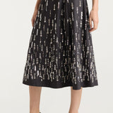 Selene Skirt Charcoal Multi