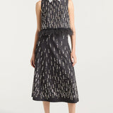 Selene Top Charcoal Multi