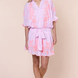 Petal Pink/Candy Blouson Dress