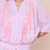 Petal Pink/Candy Blouson Dress