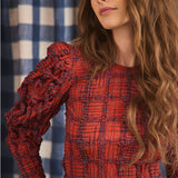 Natalie Top Terracotta