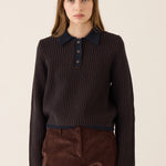Kat Cotton Polo Sweater