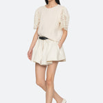 ALINA LACE COMBO SLV SWEATER (D2)