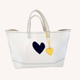 Imperfect Heart Tote Bag Natural