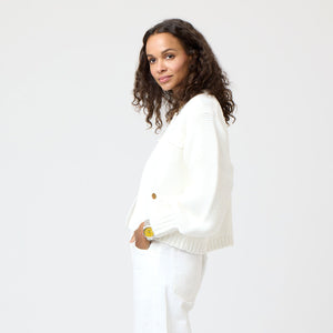 Alaina Cardigan White