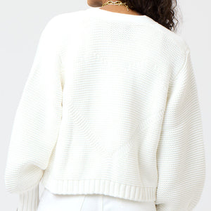 Alaina Cardigan White
