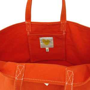 Imperfect Heart Tote Aperol Orange