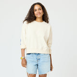 Ex-Boyfriend Imperfect Heart Sweatshirt Sand