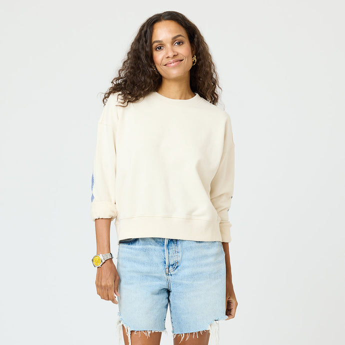 Ex-Boyfriend Imperfect Heart Sweatshirt Sand
