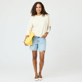 Ex-Boyfriend Imperfect Heart Sweatshirt Sand