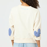 Ex-Boyfriend Imperfect Heart Sweatshirt Sand