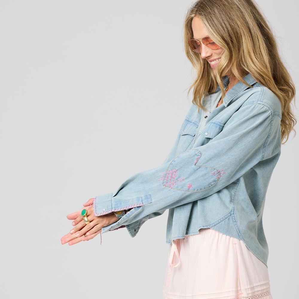 Western Pia Denim Shirt