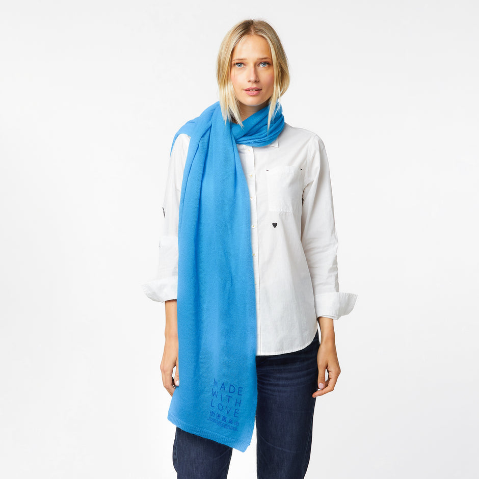 KR Cashmere Wrap Lightning Blue