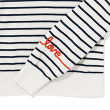 The Betty Love Sweater Cream/Navy