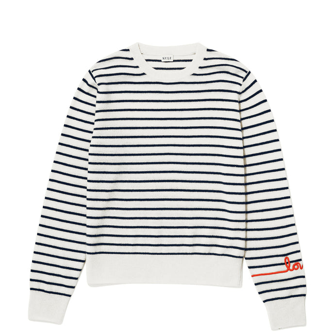 The Betty Love Sweater Cream/Navy
