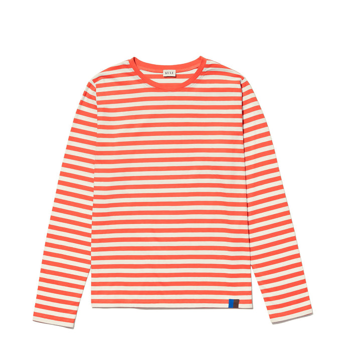 The Modern Long Shirt Poppy/Cream