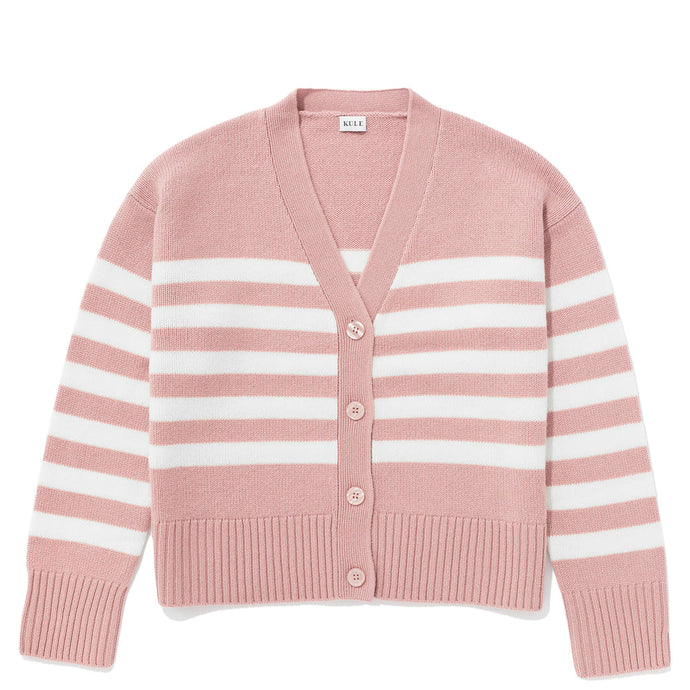 The Raffa Cardigan Clay/Cream