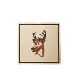 The Silk Mischa Deer Scarf Sand