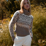 Koko Turtleneck Sweater Clay Heather