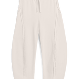 Bibi Barrel Leg Sweatpant Vintage White