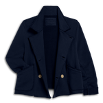Cropped Sweatshirt Peacoat