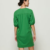 Lea Dress Green Lawn