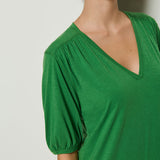 Lea Dress Green Lawn