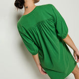 Lea Dress Green Lawn