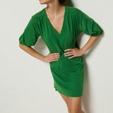 Lea Dress Green Lawn