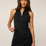 Sleeveless Vesta Mock Neck Top lifestyle