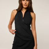 Sleeveless Vesta Mock Neck Top lifestyle