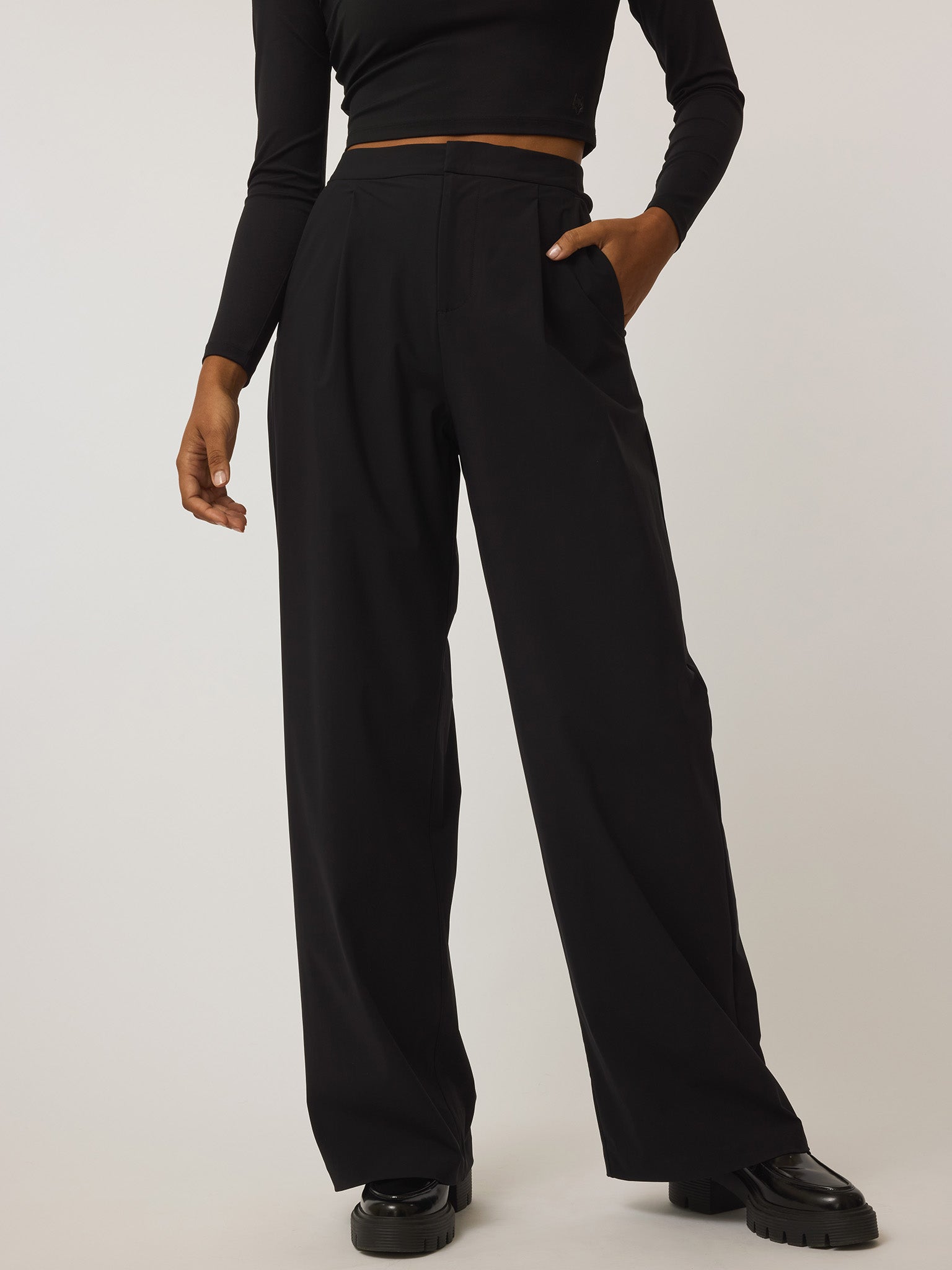 Phoenix Wide Leg Trouser Shepherd front