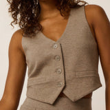 Ojai Vest Clay Heather