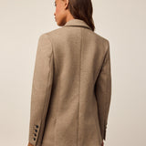 Ojai Double Breasted Blazer Clay Heather
